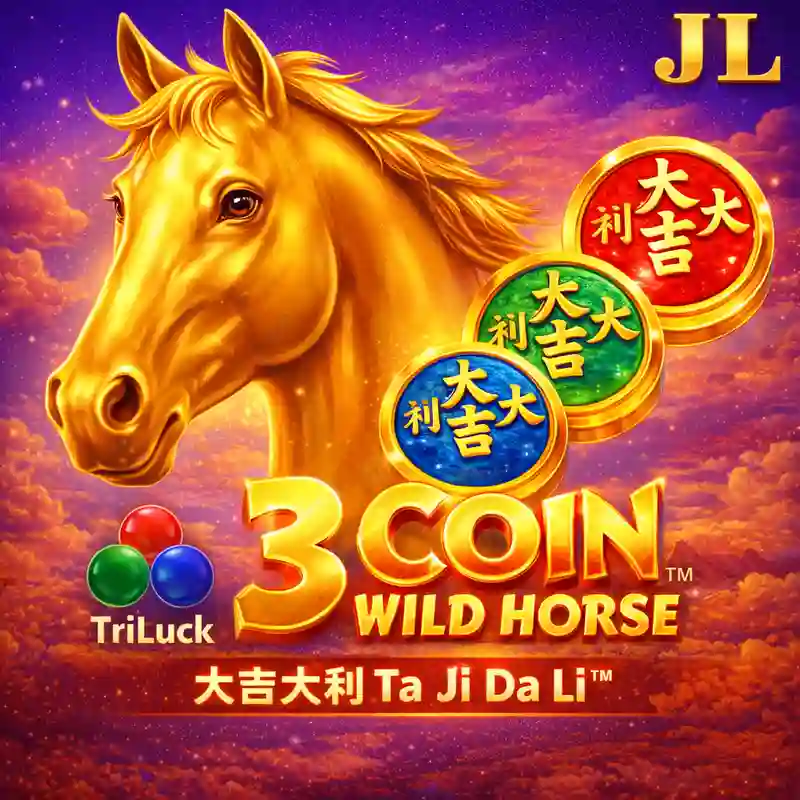 3 Coin Wild Horse slot game interface